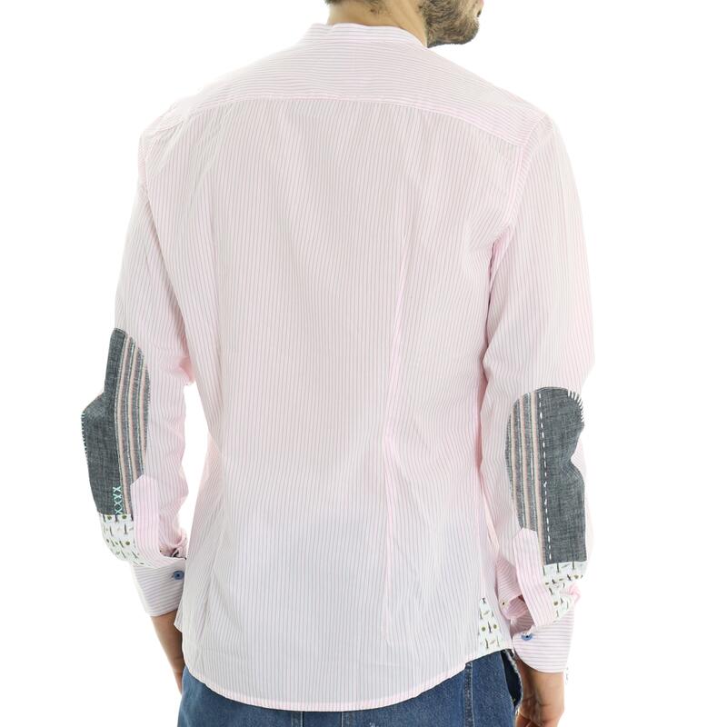 Camicia coreana con toppe KOON Abbigliamento e Scarpe Uomo Online Mad Fashion